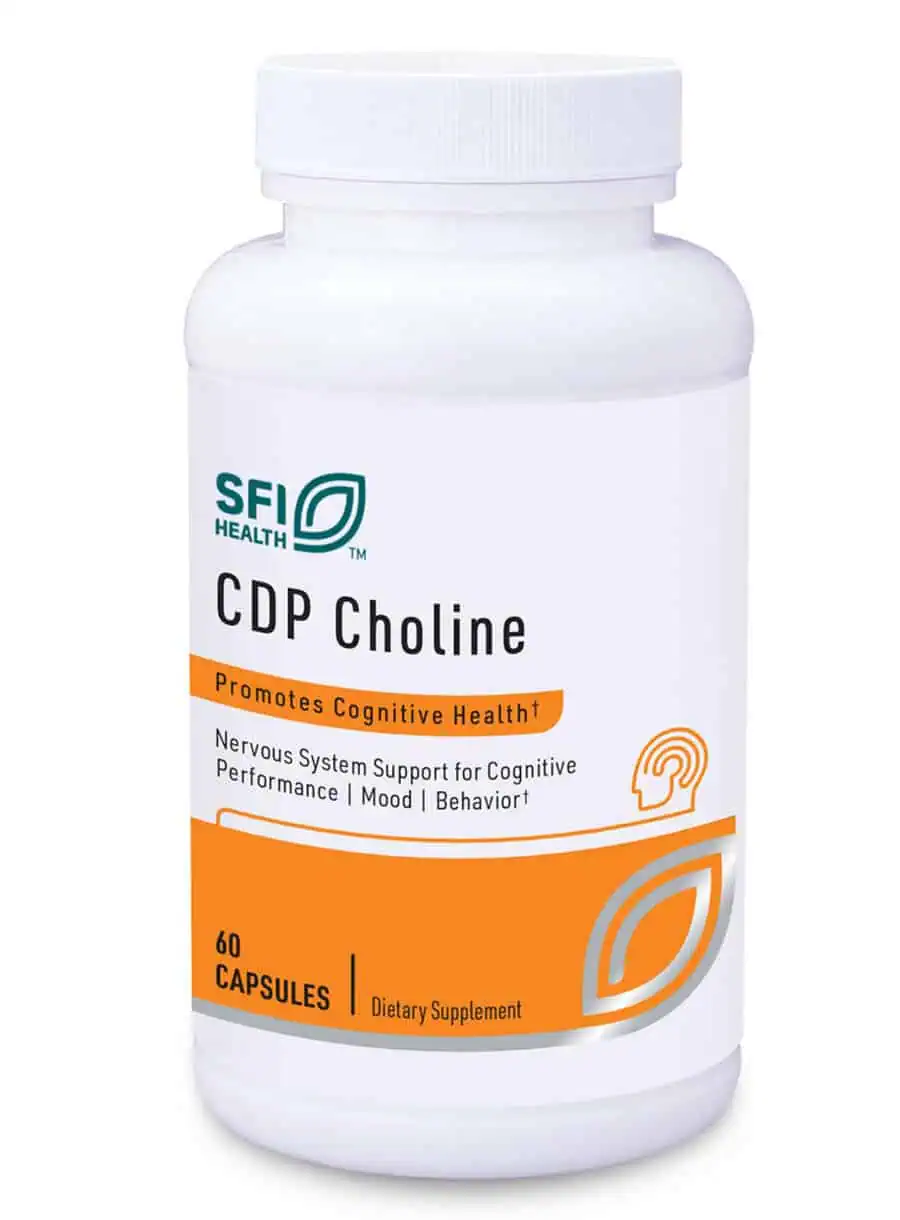 CDP Choline - with Cognizin Citicoline for neuronal support and mental sharpness.