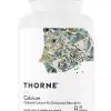 Thorne DiCalcium Malate (120 Capsules) - 250mg highly absorbable calcium supplement for bone support.