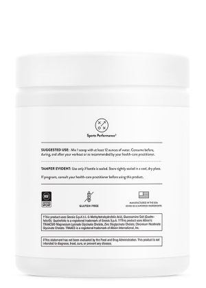 Thorne Catalyte (11.0 oz Lemon Lime) - NSF Certified electrolyte powder for hydration and energy.