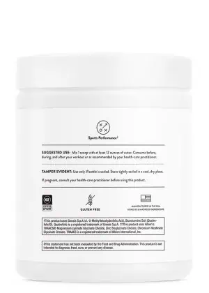 Thorne Catalyte (11.0 oz Lemon Lime) - NSF Certified electrolyte powder for hydration and energy.