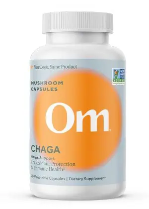 Chaga Mushroom Capsules Helps support antioxidant protection & vitality