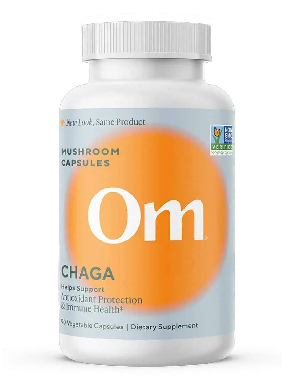 Chaga Mushroom Capsules Helps support antioxidant protection & vitality