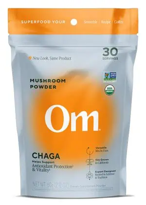 Chaga Organic Mushroom Powder Helps support antioxidant protection & vitality