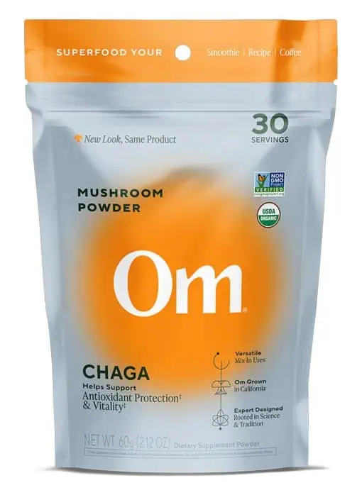 Chaga Organic Mushroom Powder Helps support antioxidant protection & vitality