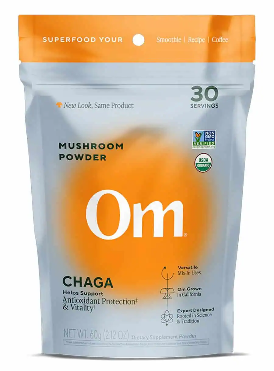 Chaga Organic Mushroom Powder Helps support antioxidant protection & vitality