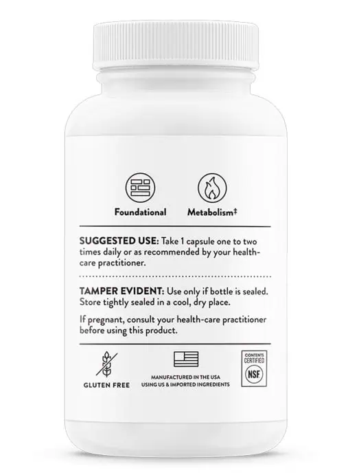 Chromium Picolinate Essential mineral that supports healthy blood sugar levels and helps lessen carbohydrate cravings