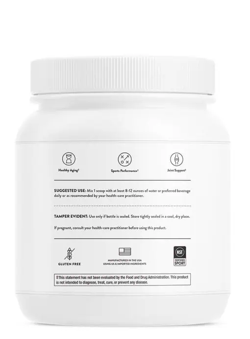Thorne Collagen Fit (16.9 oz Unflavored) - Collagen peptides with Nicotinamide Riboside for joint, skin, and muscle recovery.
