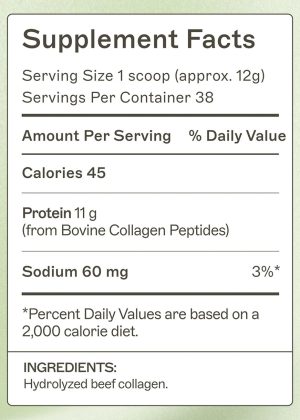 Collagen Protein - Type 1 & 3 Collagen Formulated with clinically studied doses of collagen types I and III to support skin, joints, and whole-body health