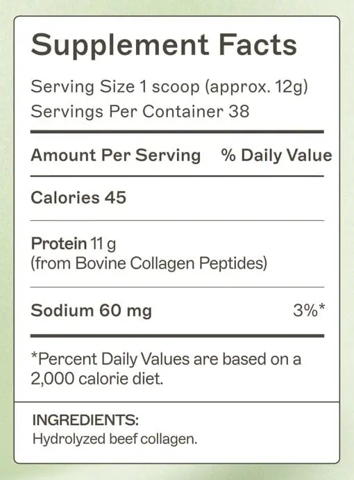 Collagen Protein - Type 1 & 3 Collagen Formulated with clinically studied doses of collagen types I and III to support skin, joints, and whole-body health