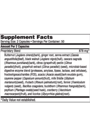Colon Cleanse - A synergistic blend of botanicals and enzymes for gentle colon detoxification and regularity.