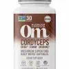 Om Organic Cordyceps Mushroom Superfood Capsules (90 count) - Supplement for energy, stamina, and oxygen uptake.