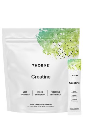 Thorne Creatine - An NSF Certified creatine monohydrate powder for muscle mass, power, and cognitive function.