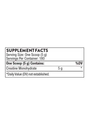 Thorne Creatine powder tub for muscle and cognitive support.