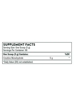 Thorne Creatine powder tub for muscle and cognitive support.