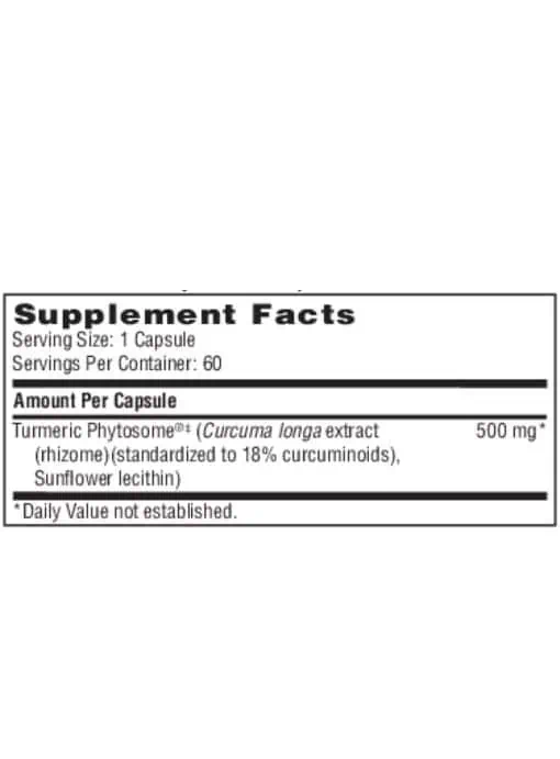 Curcuthera Meriva 500-SF - A highly bioavailable curcumin phytosome for inflammatory and joint support.