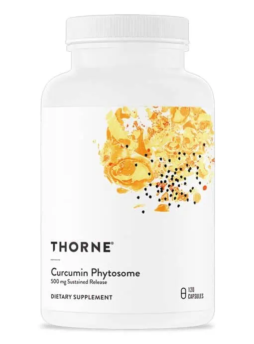 Thorne Meriva-SF (120 capsules) - sustained-release curcumin phytosome for joint, liver, and GI support.