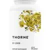 Thorne D-1,000 (90 Capsules) - Vitamin D3 1000 IU supplement for daily immune and bone support.