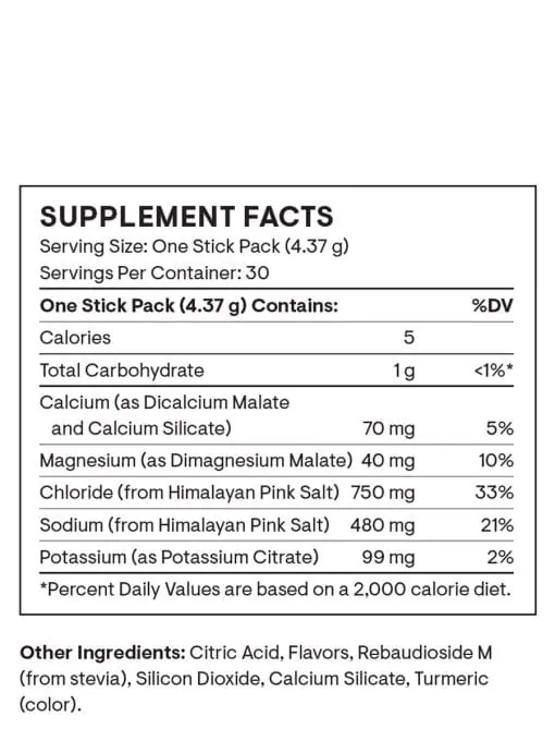Thorne Daily Electrolytes - Sugar-free mango limeade electrolyte powder for hydration and muscle recovery.
