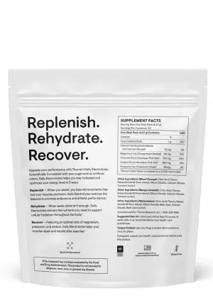 Thorne Daily Electrolytes (30 Stick Variety Pack) - sugar-free electrolyte powder for hydration and muscle recovery.