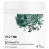 Thorne Daily Greens Plus - A comprehensive greens powder with adaptogens, mushrooms, and antioxidants.