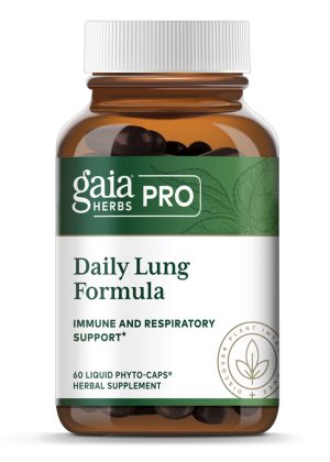 Daily Lung Formula - Herbal supplement for respiratory and lung health with Mullein, Plantain, and Elecampane.