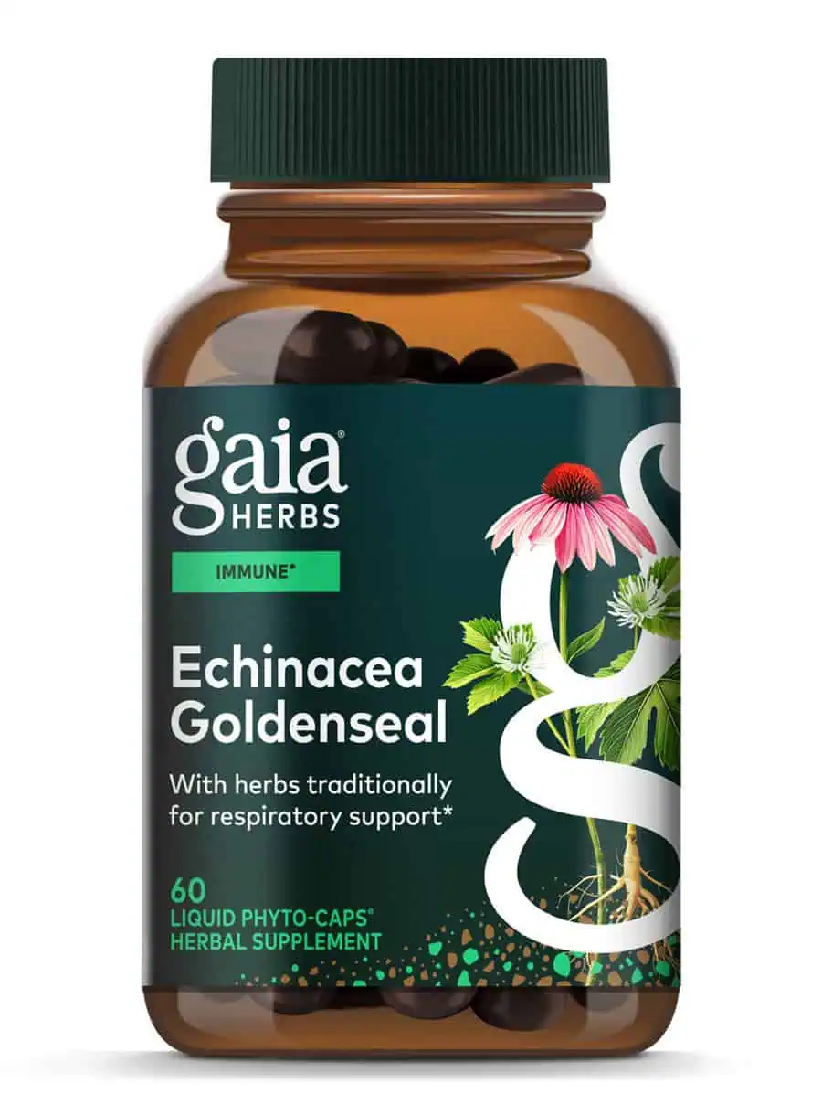 Echinacea Goldenseal - A blend of Echinacea, Goldenseal, and St. John's Wort for immune and respiratory health.
