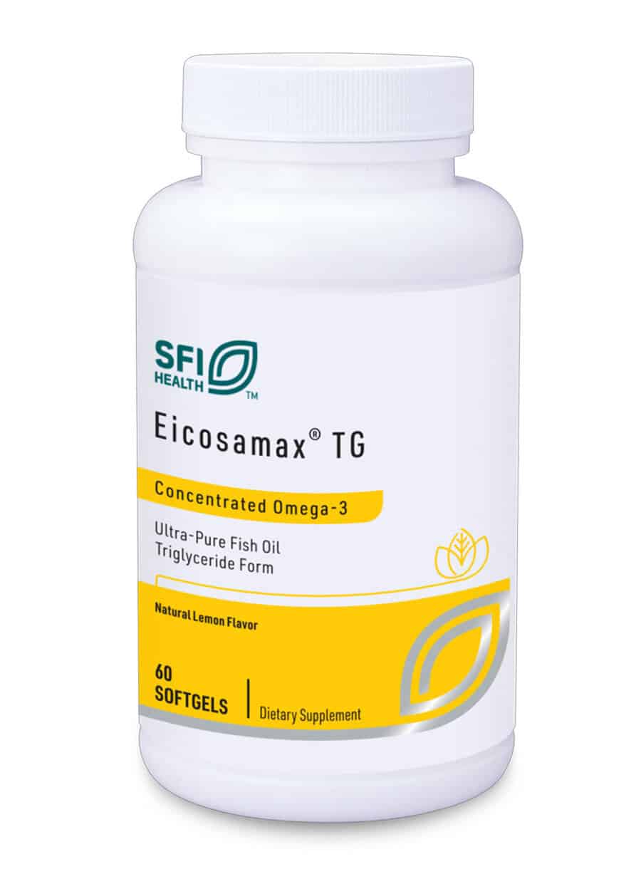 SFI Health Eicosamax TG - Concentrated triglyceride-form omega-3 fish oil with EPA and DHA.