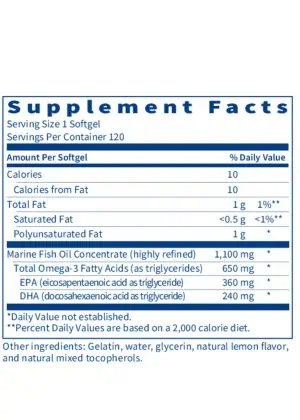 SFI Health Eicosamax TG - Concentrated triglyceride-form omega-3 fish oil with EPA and DHA.