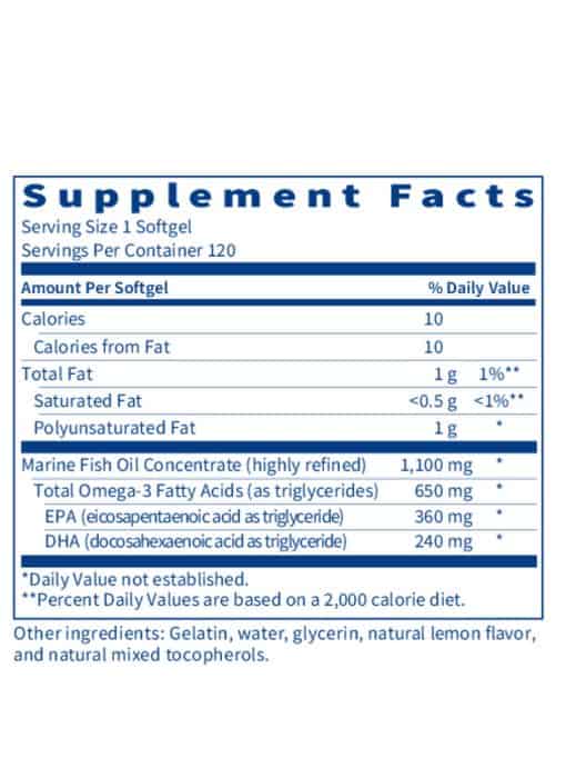SFI Health Eicosamax TG - Concentrated triglyceride-form omega-3 fish oil with EPA and DHA.