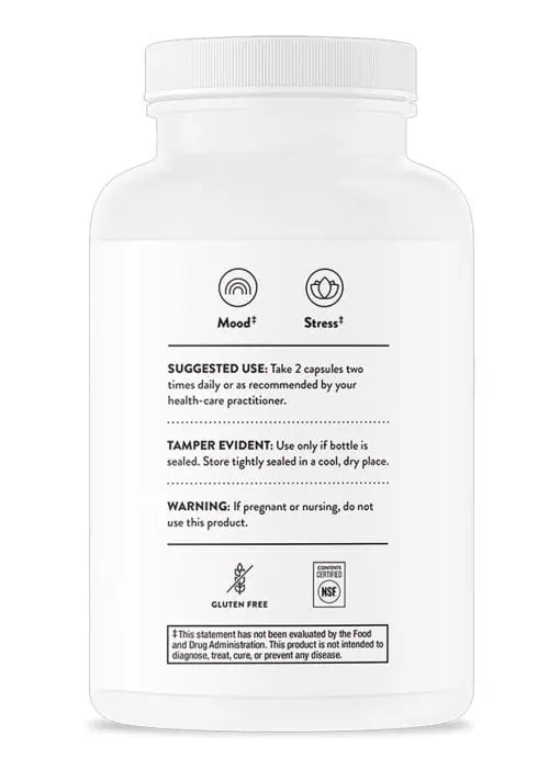 Thorne Deproloft-HF - Adaptogen and amino acid formula for mood and stress support.