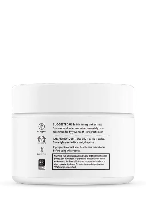 Thorne EnteroMend (5.9 oz Orange-Vanilla) - gut health supplement powder for digestive support.