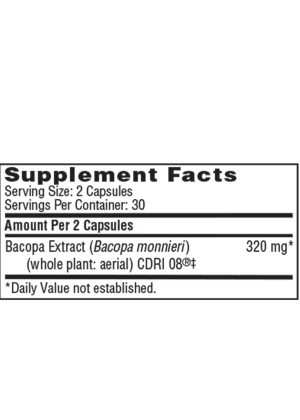 Equazen Acumen - with 320 mg of Bacopa monnieri extract CDRI 08® for cognitive and memory support.