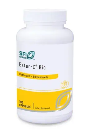 Ester-C Bio - A synergistic blend of buffered Vitamin C and bioflavonoids for immune and connective tissue support.