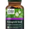 Organic Fenugreek Seed capsules for natural lactation and breast milk production support