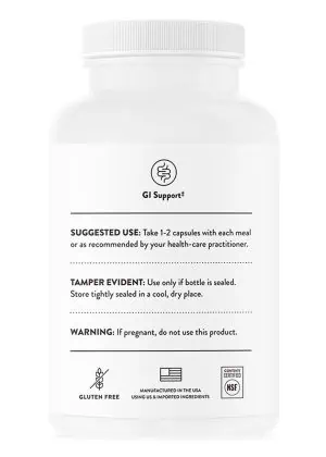 Thorne GI-Encap - An herbal formula with DGL and slippery elm to soothe and support the GI tract.