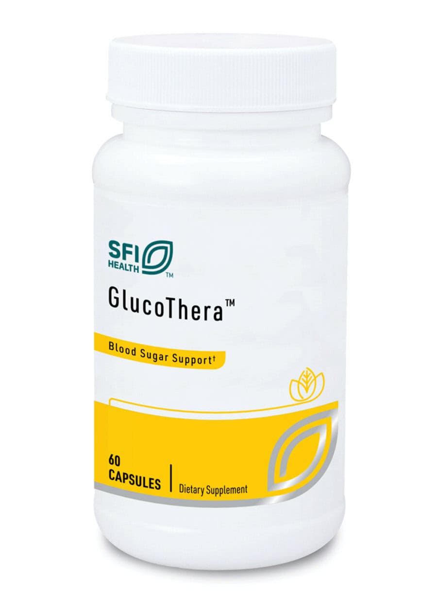 GlucoThera - A comprehensive blend of nutrients and botanicals for healthy glucose metabolism.