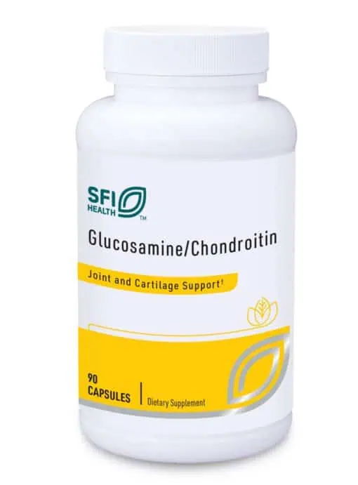 Glucosamine/Chondroitin - A formula with glucosamine sulfate and chondroitin sulfate for joint health.