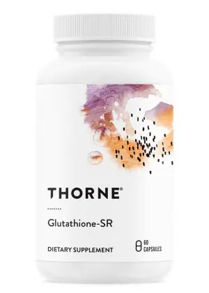 Thorne Glutathione-SR - A sustained-release glutathione supplement for antioxidant and detoxification support.
