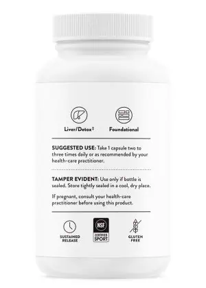Thorne Glutathione-SR - A sustained-release glutathione supplement for antioxidant and detoxification support.