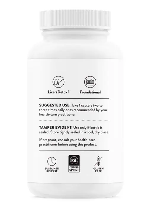 Thorne Glutathione-SR - A sustained-release glutathione supplement for antioxidant and detoxification support.