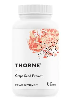 Thorne O.P.C.-100 - A grape seed phytosome supplement for circulation, skin, and antioxidant support.