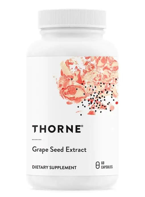 Thorne O.P.C.-100 - A grape seed phytosome supplement for circulation, skin, and antioxidant support.