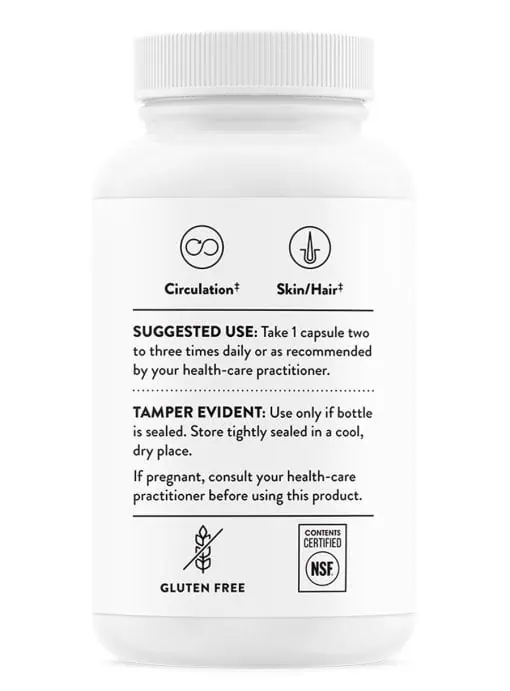 Thorne O.P.C.-100 - A grape seed phytosome supplement for circulation, skin, and antioxidant support.