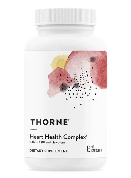 Thorne Q10 Plus - A CoQ10, Magnesium, and Hawthorn formula for cardiovascular and mitochondrial support.