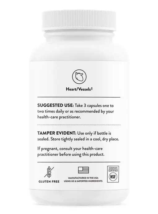 Thorne Q10 Plus - A CoQ10, Magnesium, and Hawthorn formula for cardiovascular and mitochondrial support.