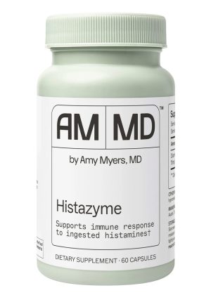 Histazyme A patented enzyme formula that helps break down food-derived histamines in the digestive tract