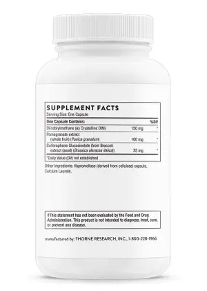 Thorne Hormone Advantage (DIM Advantage) - A DIM, Pomegranate, and Sulforaphane formula for healthy estrogen metabolism.