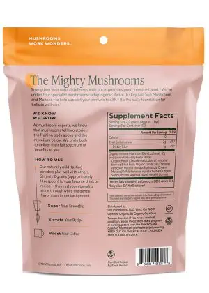 Immune Organic Mushroom Powder Helps support vibrant immune health