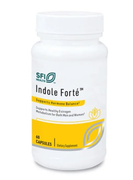 SFI Health Indole Forté - I3C and DIM supplement for healthy estrogen metabolism.