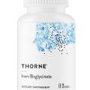Thorne Iron Bisglycinate for red blood cell formation, energy, and iron deficiency support.
